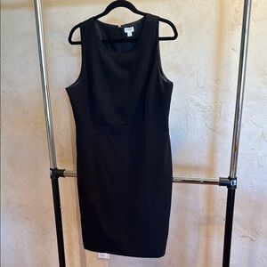 J Crew black sleeveless dress size 14